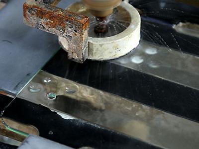 Curved Glass Drilling Service